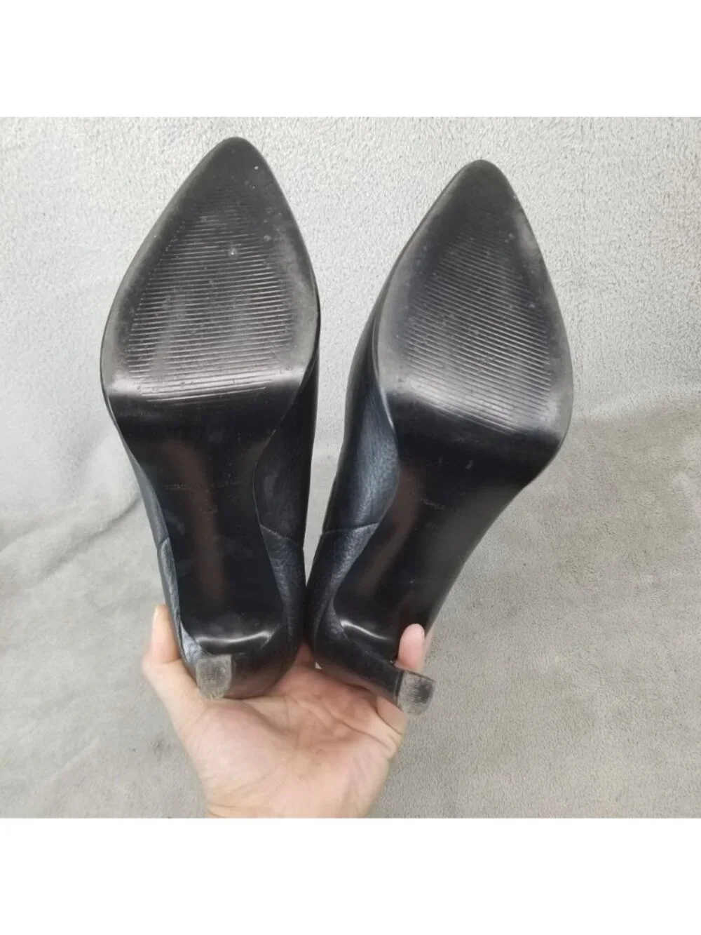Kendall + Kylie Shoes Womens Size 8 Black Leather Pointed Toe Ankle Boots *Read*